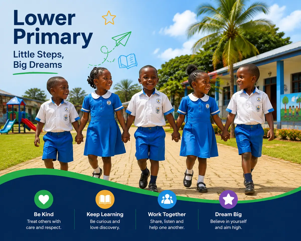 Lower Primary learners at Distar School